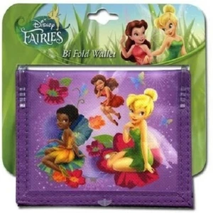 Disney Tinkerbell Non-Woven Bifold Wallet on Card 4.5"x4" - Picture 1 of 1