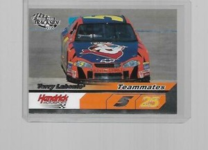 2002 PRESS PASS TRACKSIDE RACING TERRY LABONTE #84