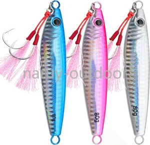 3 PIEZAS Señuelos de pesca de cuchara de metal para atún mero pargo lubina 14 g-80 g - Imagen 1 de 8