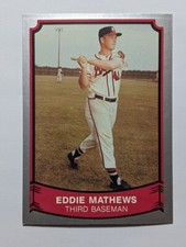 1989 Pacific Baseball Legends - #116 Eddie Mathews