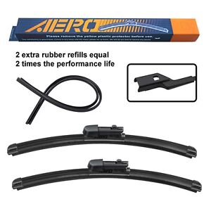 AERO 26"+21" Wiper Blades OEM Replacement for Lexus RX350 RX450h 2022-2016