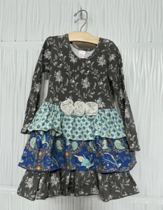 Giggle Moon Girls Cotton Tule Dress - Made in USA - Picture 1 of 7