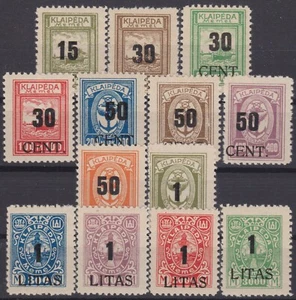 === MEMEL Mi. 193-205 postfrisch **, Kat. 400€ === - Picture 1 of 1