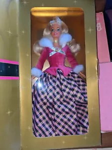 Open Box Barbie Dolls & Ornaments Sugar Plum Fairy Winter Velvet 5 Barbies - Picture 1 of 19