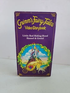 Grimms Fairy Tales Video Storybook Little Red Riding Hood - Hansel & Gretel VHS - Picture 1 of 3