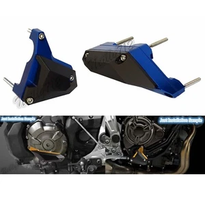 Engine Sliders Crash Pad Protector Blue For YAMAHA FZ-07 MT-07 Moto Cage XSR700 - Picture 1 of 6