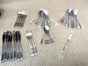 Stanley Roberts Rogers VTG 70s CASA VISTA MCM Flatware 42 Pieces - Picture 1 of 11
