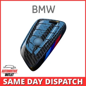 SCHLÜSSELANHÄNGER GEHÄUSE COVER FERNBEDIENUNG KOHLEFASER STIL FÜR BMW 1 2 3 4ER F40 F44 F45 - Bild 1 von 10