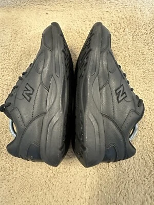 New Balance 574 Zapatos para Caminar de Cuero Tenis WW574BK Negros para Mujer Talla 10” Foto 1 de 4