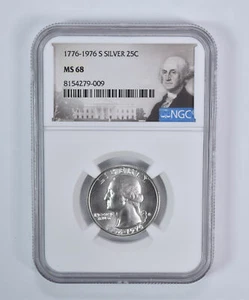 1976-S Washington Quarter Silver MS68 NGC Special Label - Picture 1 of 5