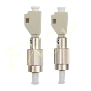 FC/UPC Male to LC/UPC Female OM1 62.5/125 OM2 50/125 MM Fiber Optical Adapter - Picture 1 of 5