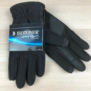 Isotoner Touch Screen Winter Gloves Black 700M1 Casual Gloves Mens Size L NWT - Picture 1 of 6