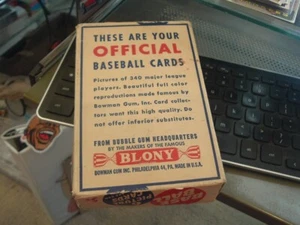 1951 Bowman Gum Co. Baseball Card Empty Display Box 5 Cents Bottom Only TOUGH! - Picture 1 of 4