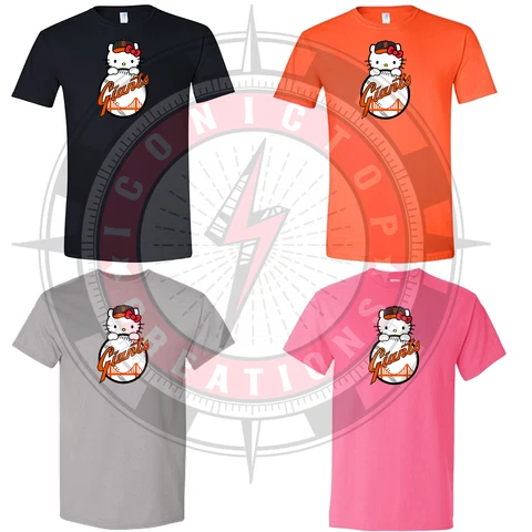 Hello Kitty San Francisco Giants T-Shirt Cover