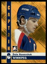 2011-12 In The Game Captain-C GOLD SCHRINER /50 Dale Hawerchuk Winnipeg Jets #17