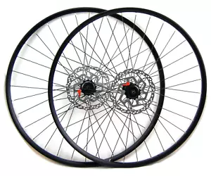 28" Laufradsatz Set mit Bremsscheiben 180mm Hohlkammer geöst Shimano Nabe QR - Bild 1 von 5