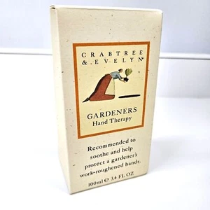 NEW RARE Crabtree & Evelyn GARDENERS HAND THERAPY 3.4 FL OZ 100 ML - Picture 1 of 4