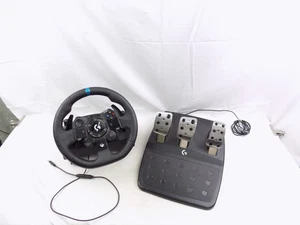 Like New Xbox One Logitech G923 Steering Wheel with Pedals - Picture 1 of 5