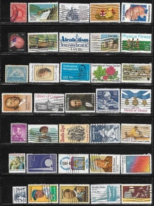USA United States Stamp Packet Lot of 35 all different Stamps US Collection used - Picture 1 of 1