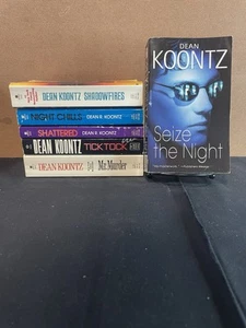 Dean Koontz Paperback Lot of 6 Books: Seize The Night, Shadow Fires, Shattered.. - Picture 1 of 19