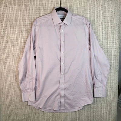 Camisa Charles Tyrwhitt Para Hombres 15.5 34 Calce Clásico Cuadros Sin Hierro Vestido Abotonado Foto 1 de 4