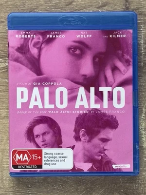 Palo Alto (Blu-ray, 2013) - [Region B] - Emma Roberts - James Franco - LIKE NEW - image 1 of 3