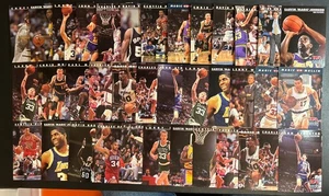 (37) 1992 SKYBOX USA BASKETBALL CARD LOT PIPPEN, MAGIC, BIRD, BARKLEY, MALONE + - Picture 1 of 3