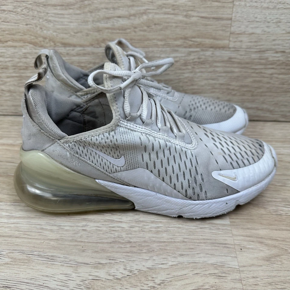Туфли Nike Air Max 270 детские размер 6,5 молодежные белые - Изображение 1 из 1