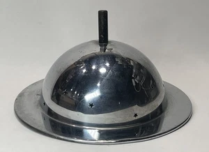 Vtg Art Deco Chase Walter Von Nessen Constellation Saturn Chrome Hat Shade - Picture 1 of 3