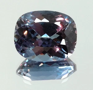 12.30 Ct Top Premium Natural Brazilian Alexandrite Loose Cushion Gemstone Cut - Picture 1 of 7
