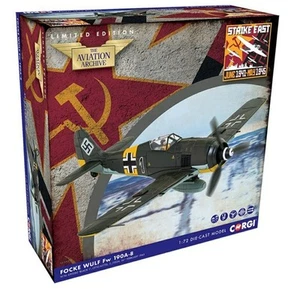 New Release AA34318 Corgi 1:72nd Scale Focke Wulf Fw190A-8 "Black 1" Model - Picture 1 of 2