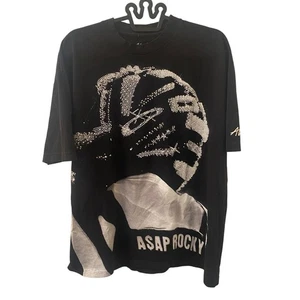Seltenes AWGE x A$AP Rocky Strass Shirt Don’t Be Dumb Größe Large - Bild 1 von 7