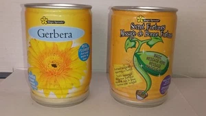 Lot Of 2 Sealed Can Magic Sproutz Secret Fortunes Real Plant Magic Message 2005 - Picture 1 of 3