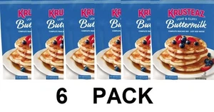 Krusteaz Light Fluffy Complete Buttermilk Pancake Mix Just add Water 10 lbs 6 PK - Picture 1 of 2