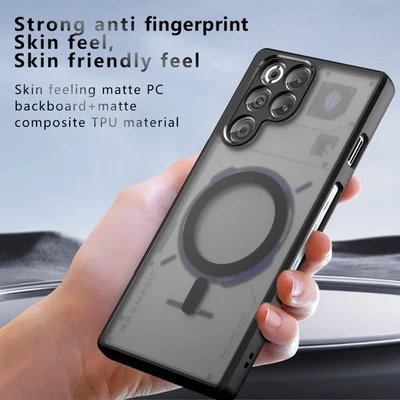 Для ZTE nubia RedMagic 11 Pro +, беспроводной зарядки полупрозрачный акриловый чехол - Изображение 1 из 4