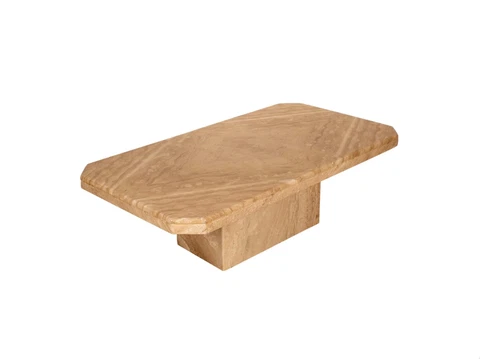 1980s Italian Travertine Postmodern Freeform Coffee Table Mid Century Modern Cover