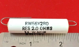MALLORY RW56V2R0 FIXED WW RESISTOR 2-OHMS +/-5% - Picture 1 of 4