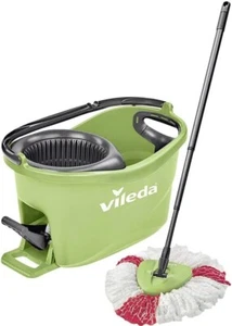Vileda Turbo EasyWring & Clean Komplett Set – Wischmop&Eimer+Powerschleuder Neu - Bild 1 von 3