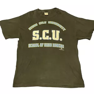 Vintage selten 1998 WWF SCU Stone Cold University Klasse 3:16 Shirt Herren XL Loch - Bild 1 von 9