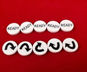 Ready/Tapped Custom Tokens (10 - Doublesided) - Picture 1 of 3