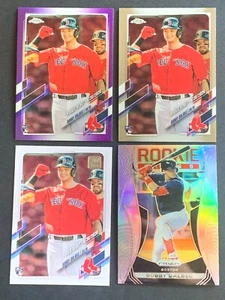 2021 Topps - Bobby Dalbec - #usc23 (RC) - Red Sox - Lot of 4 - Chrome; Prizm - Bild 1 von 2