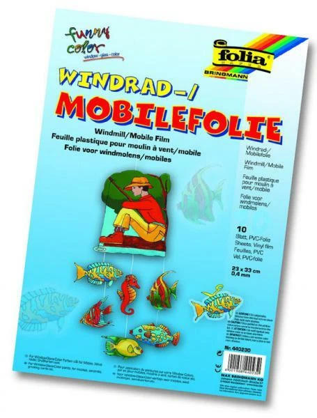 FOLIA - BRINGMANN 10x Windrad-Folie 0,2mm, 35 x 50 cm