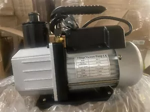RS 1 Stage Vacuum Pump 3CFM For Household Air Conditioning Car Maintenance NEW - Picture 1 of 7