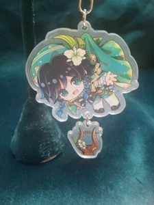 Genshin Impact Venti Kawaii Key Chain 5 in - Picture 1 of 5