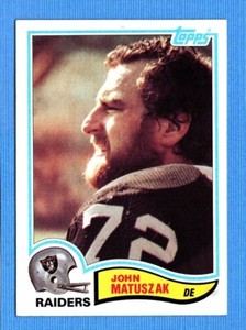 1982 Topps #195 John Matuszak EXMT+ Raiders