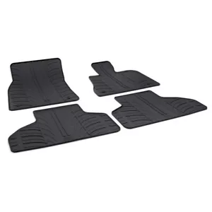 Gledring Tailored Rubber Floor Mats to fit BMW X5 F15 13-18 Black Moulded Set - Picture 1 of 4