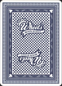 2009 Wheels Main Event Playing Cards Blue #QD Jeff Burton