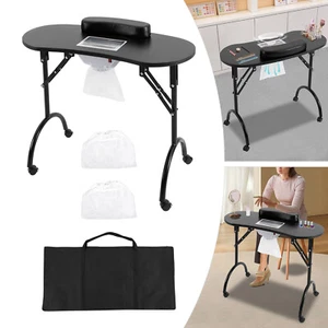 5.5W Manicure table with suction foldable nail table portable manicure table - Picture 1 of 24