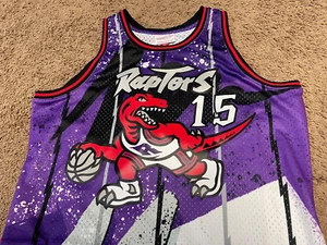 Toronto Raptors Vince Carter Mitchell & Ness Hyper 1998 Swingman Size XL Jersey - Picture 1 of 4