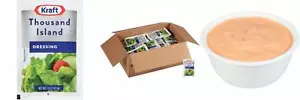 Kraft Thousand Island Dressing (1.5 oz Packets, Pack of 60) 1.5 Regular - Picture 1 of 6